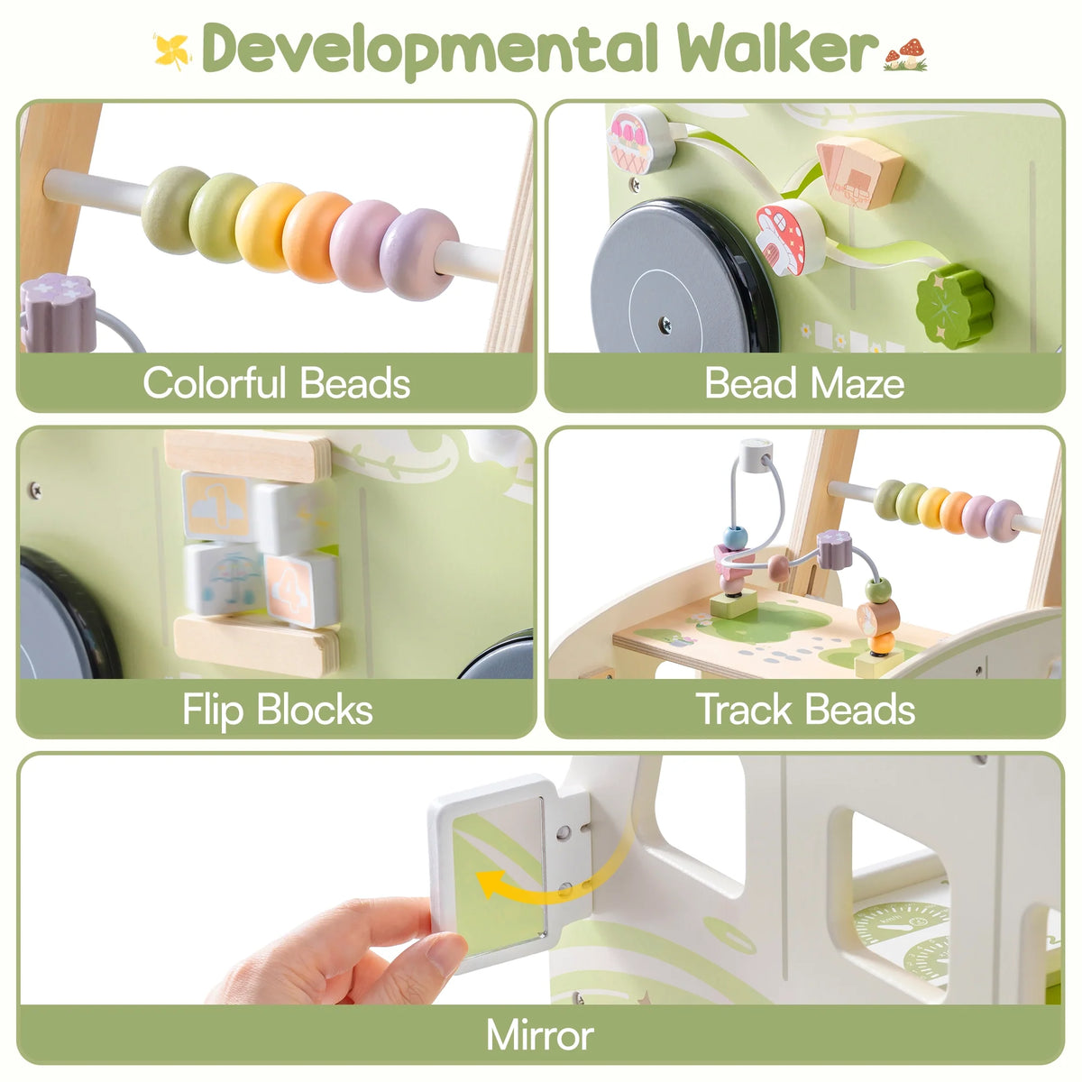Adventure Bus Baby Walker