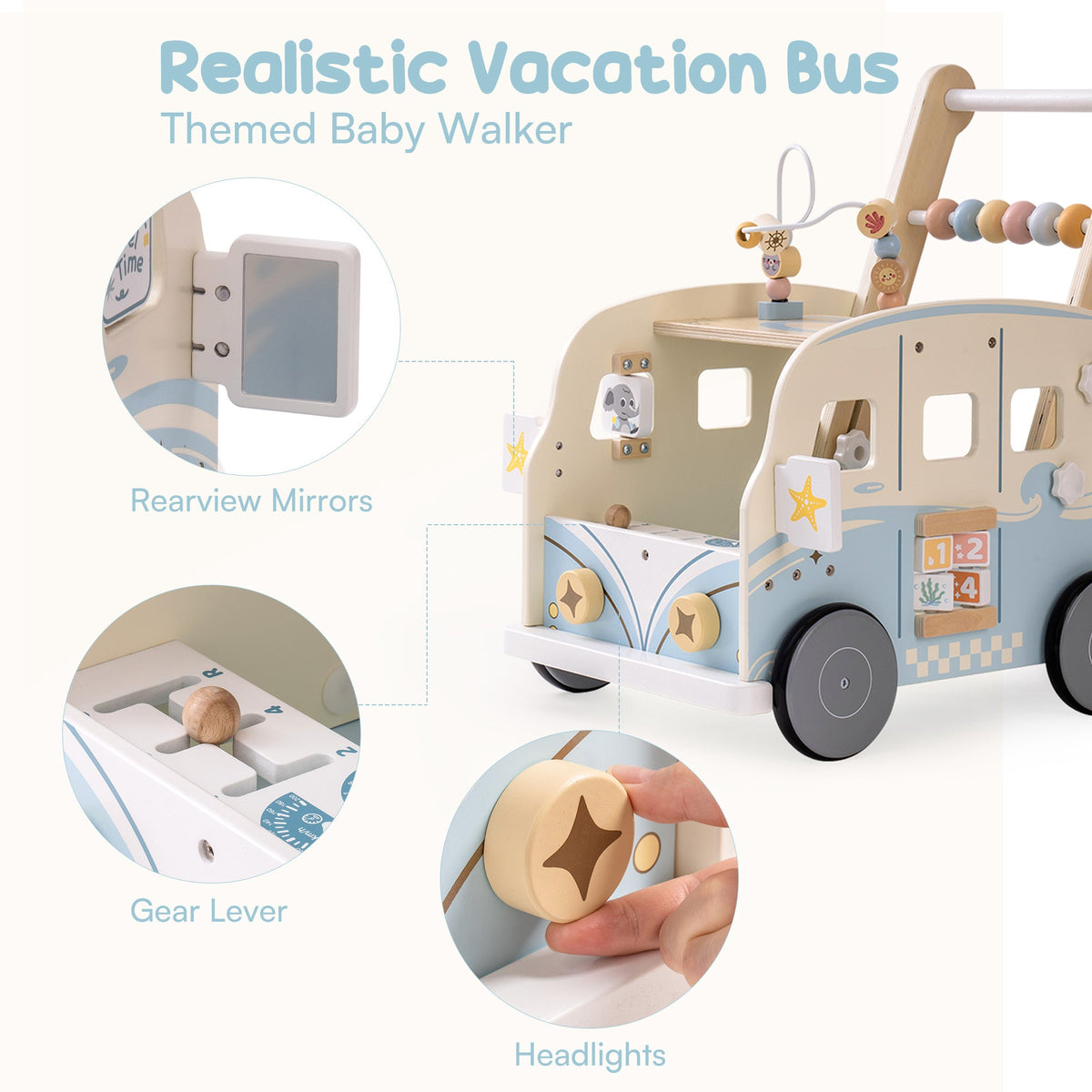 Adventure Bus Baby Walker