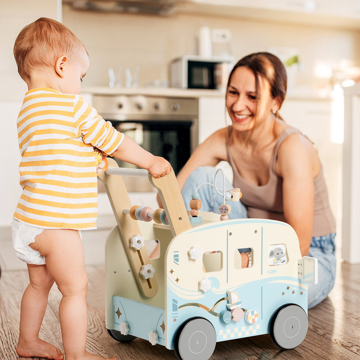 Adventure Bus Baby Walker