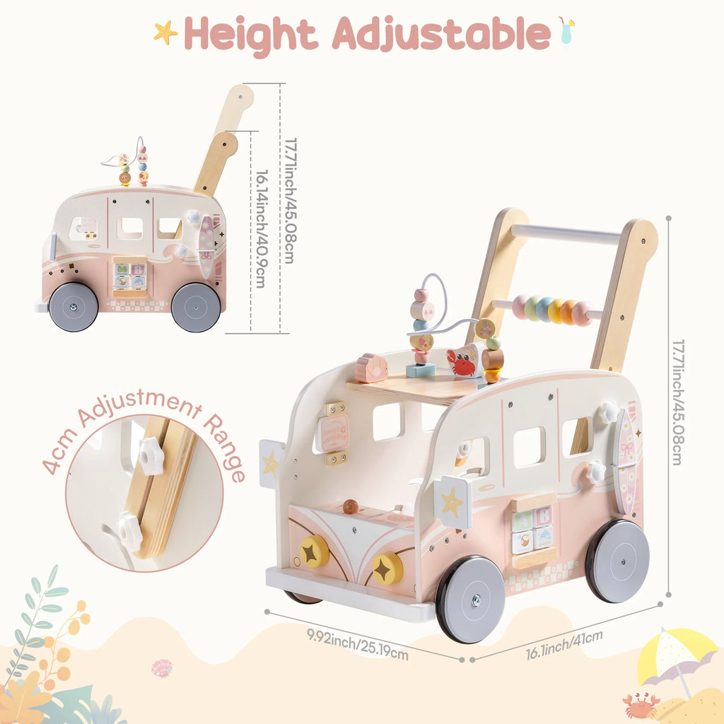 Adventure Bus Baby Walker