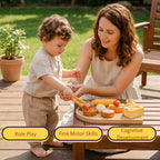 Wooden Play Food Set