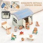 Wooden Camping RV Set