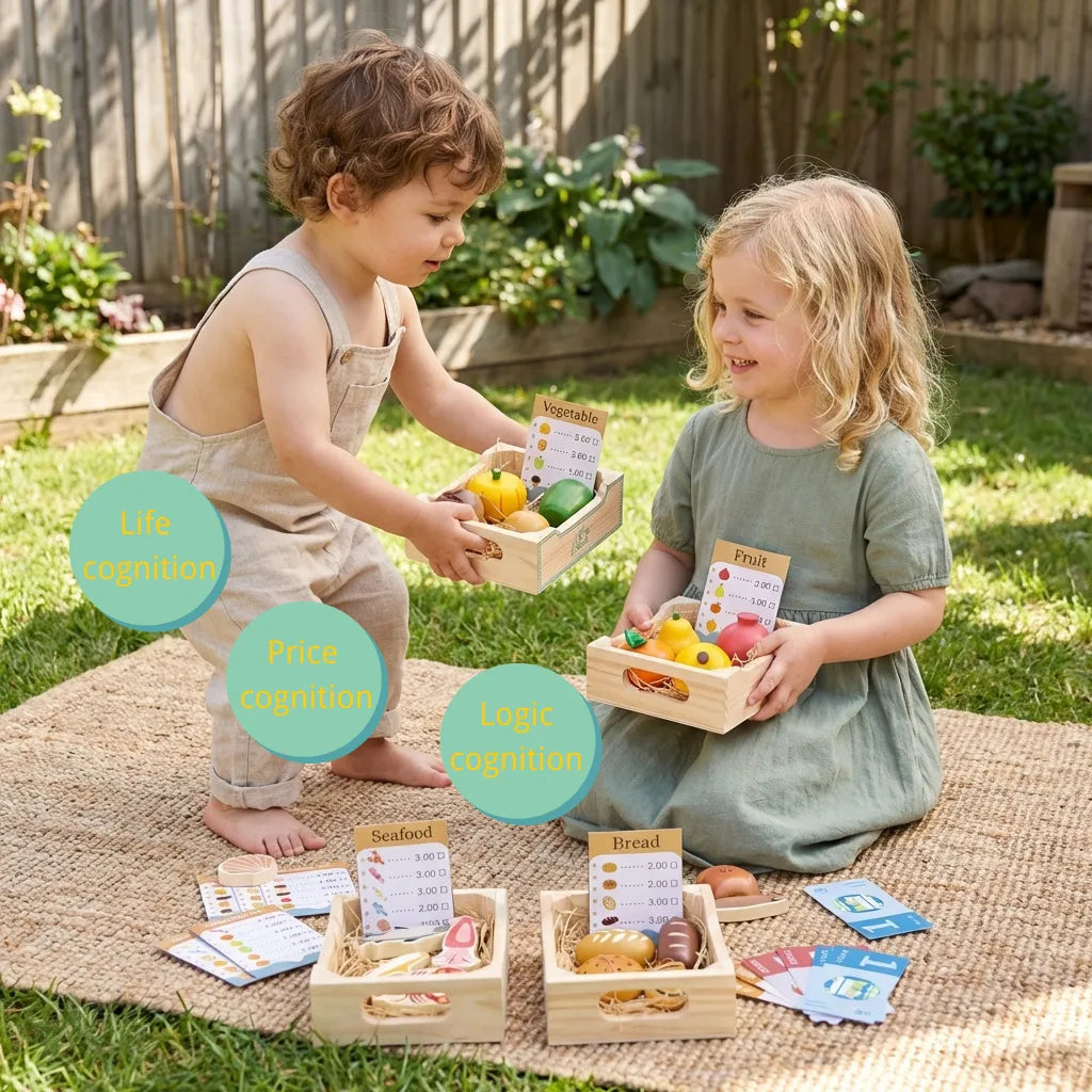 Wooden Play Food Set