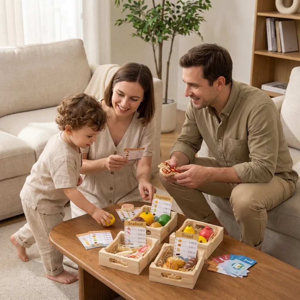 Wooden Play Food Set