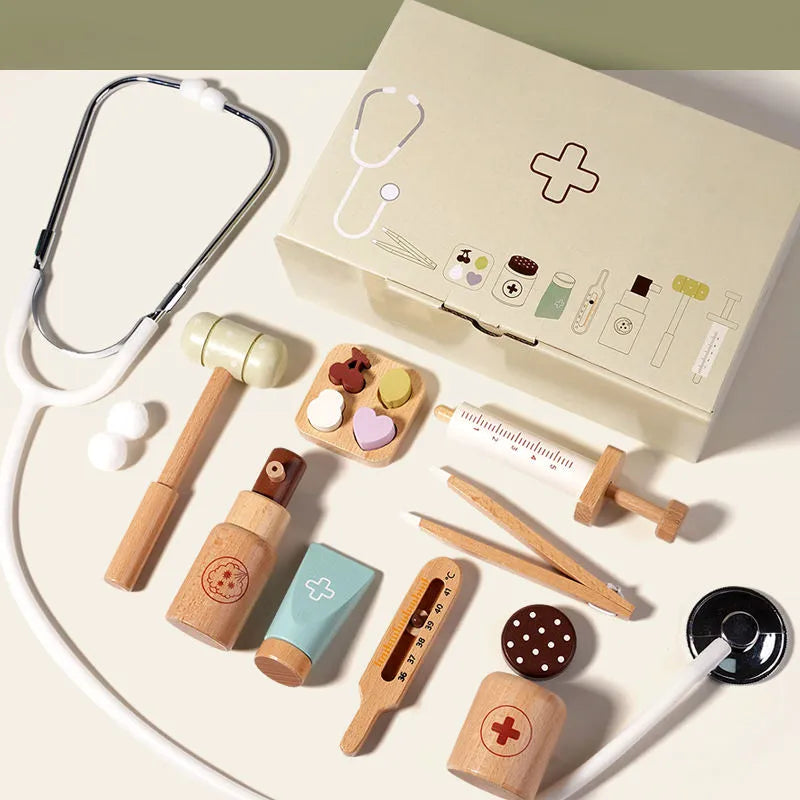 Wooden Doctor Kit
