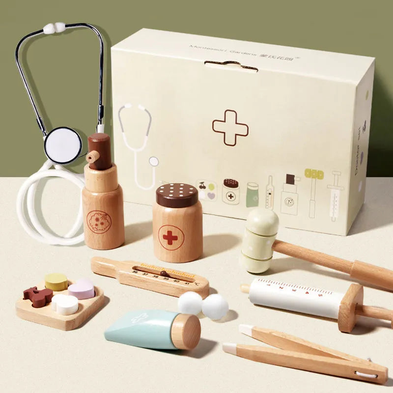 Wooden Doctor Kit