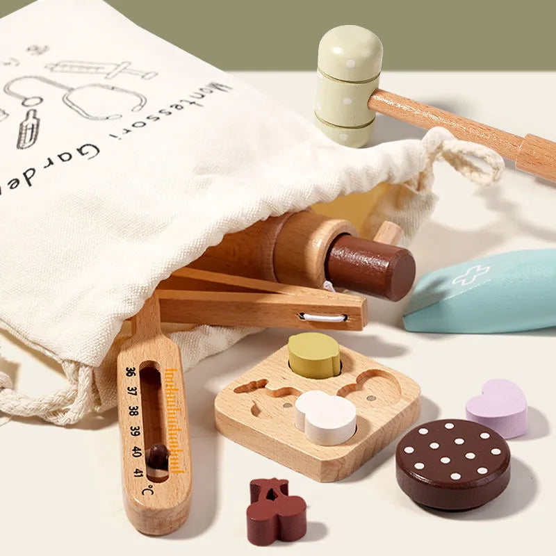 Wooden Doctor Kit
