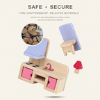 3-Tier Wooden Dollhouse