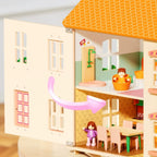 3-Story Wooden Dollhouse