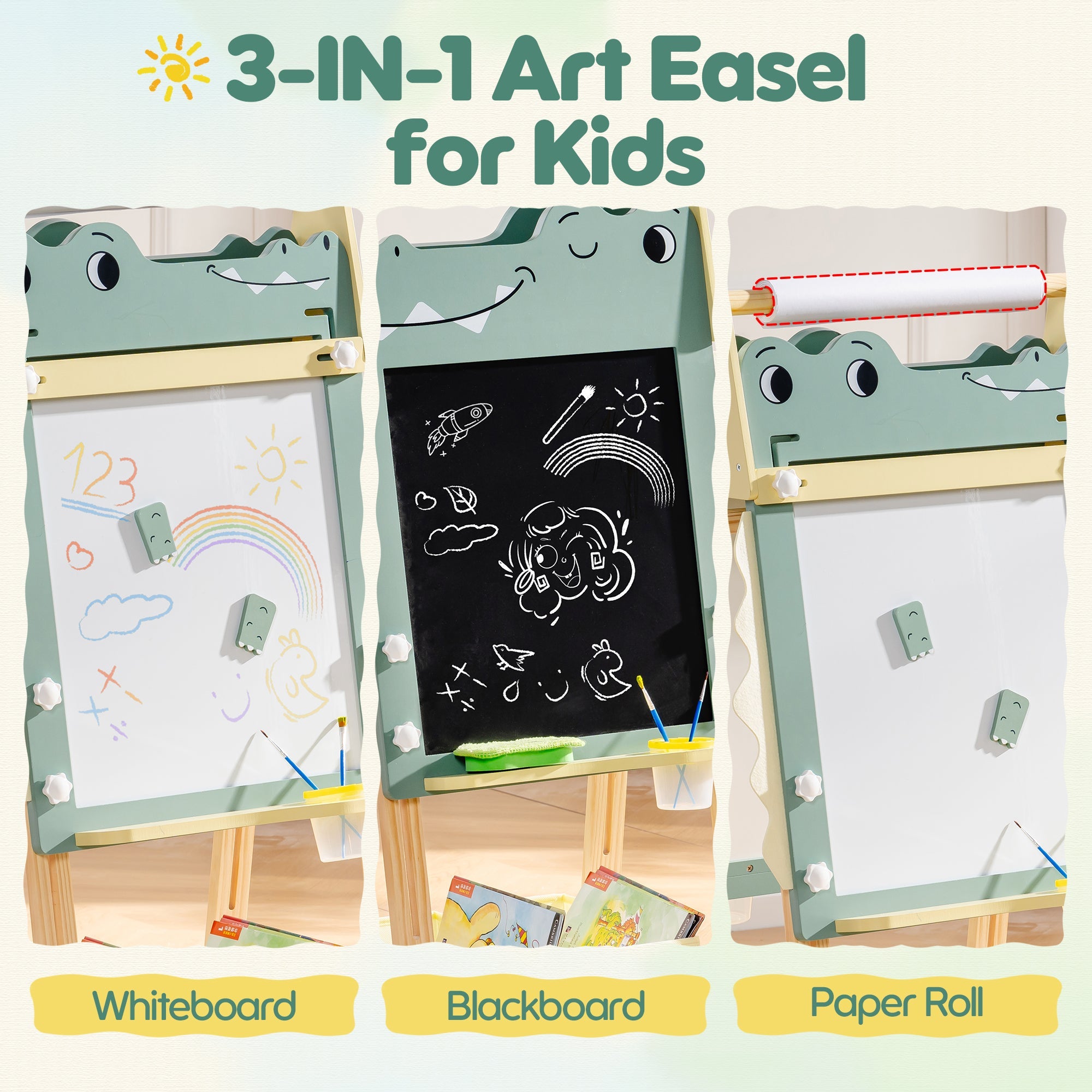 Wooden Kids Easel