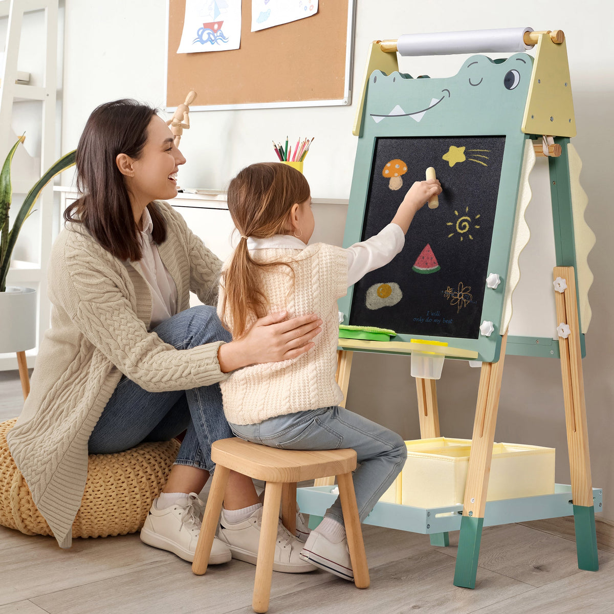 Wooden Kids Easel