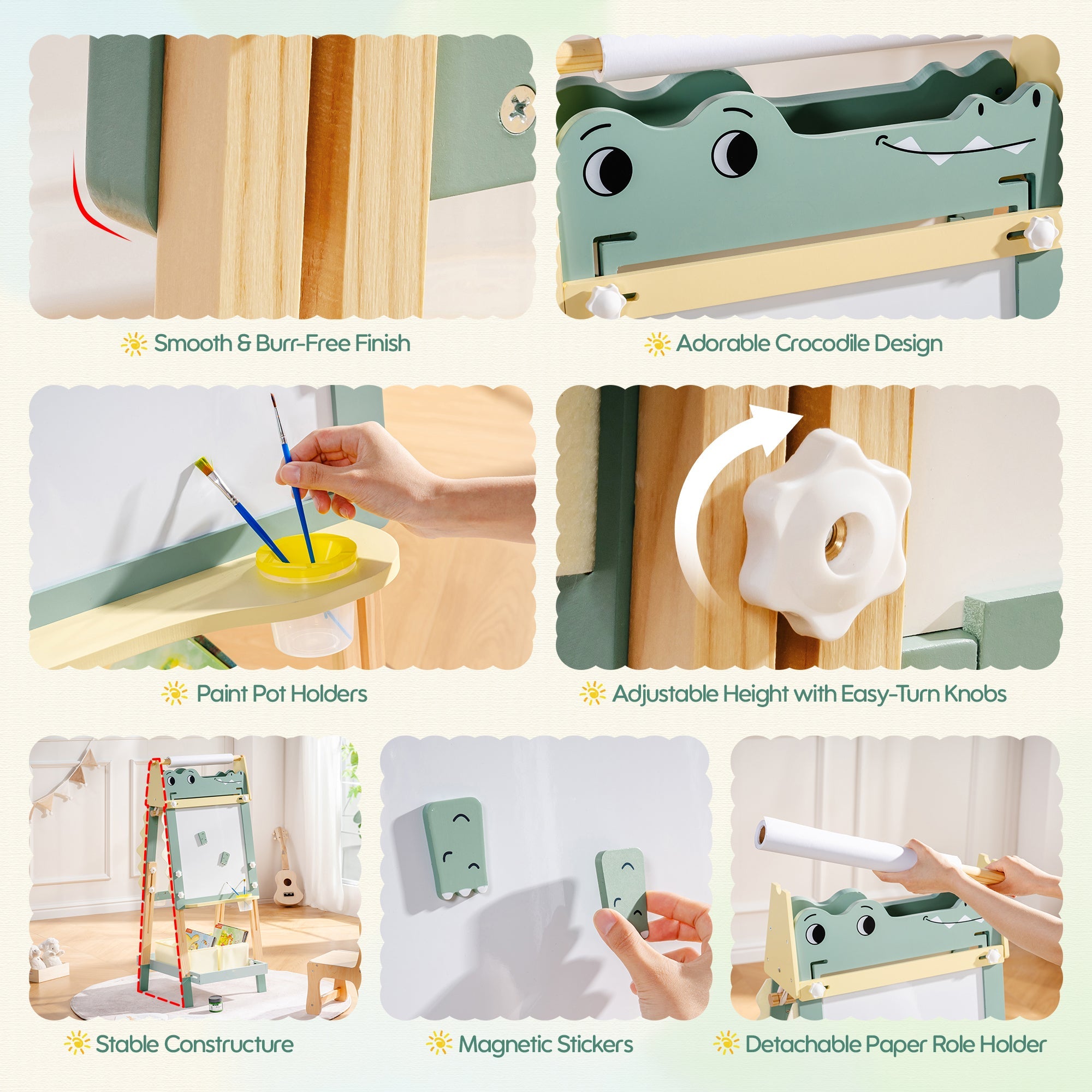 Wooden Kids Easel