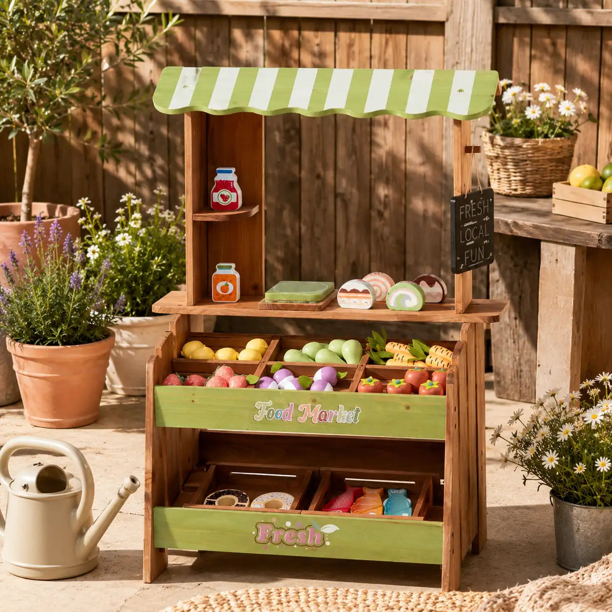 Wooden Grocery Store