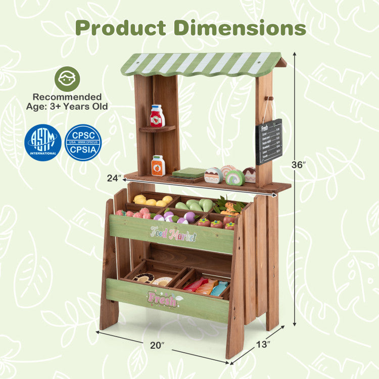 Wooden Grocery Store