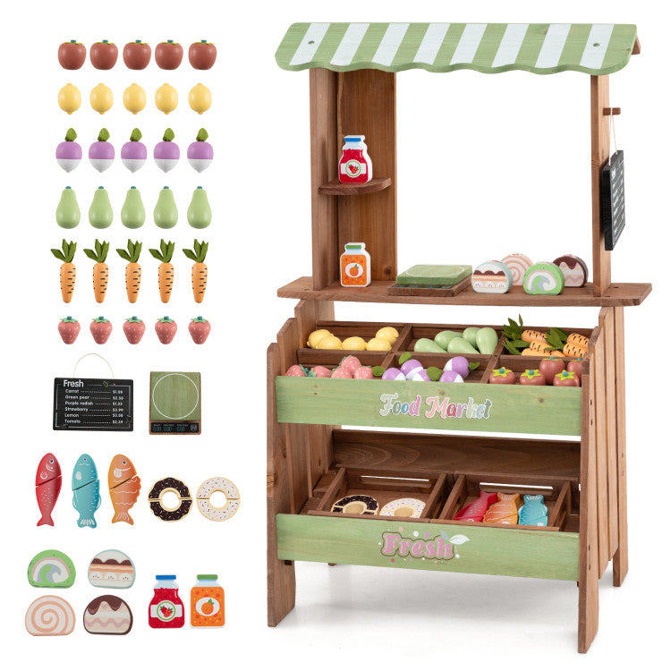 Wooden Grocery Store