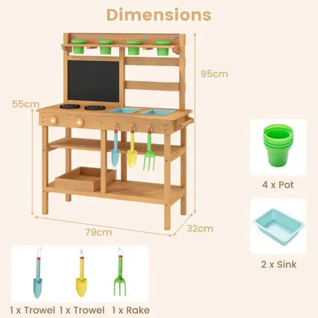 Outdoor Mud Kitchen