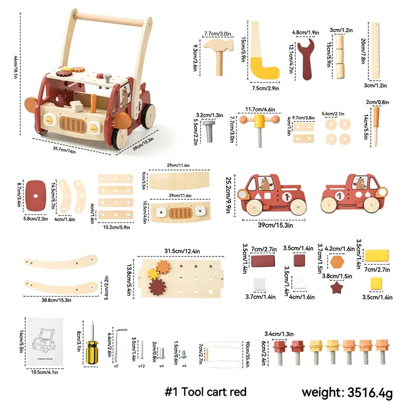 Tool Cart Baby Walker