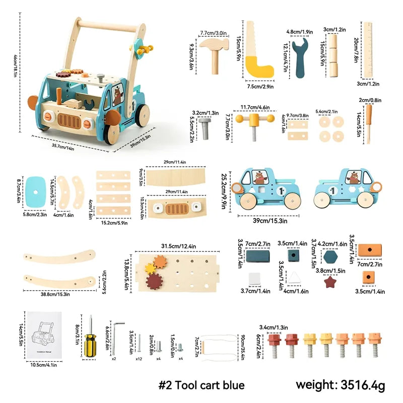 Tool Cart Baby Walker