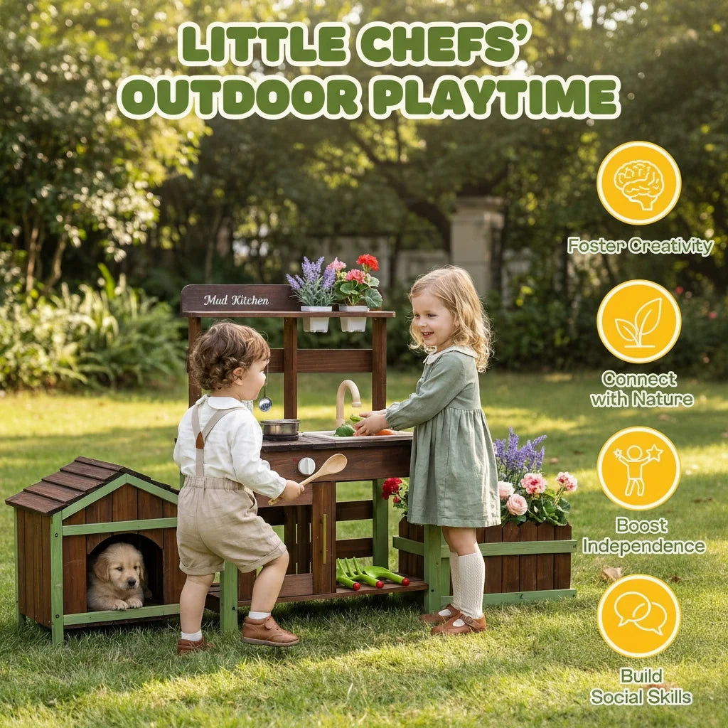 Outdoor Pet House Kitchen