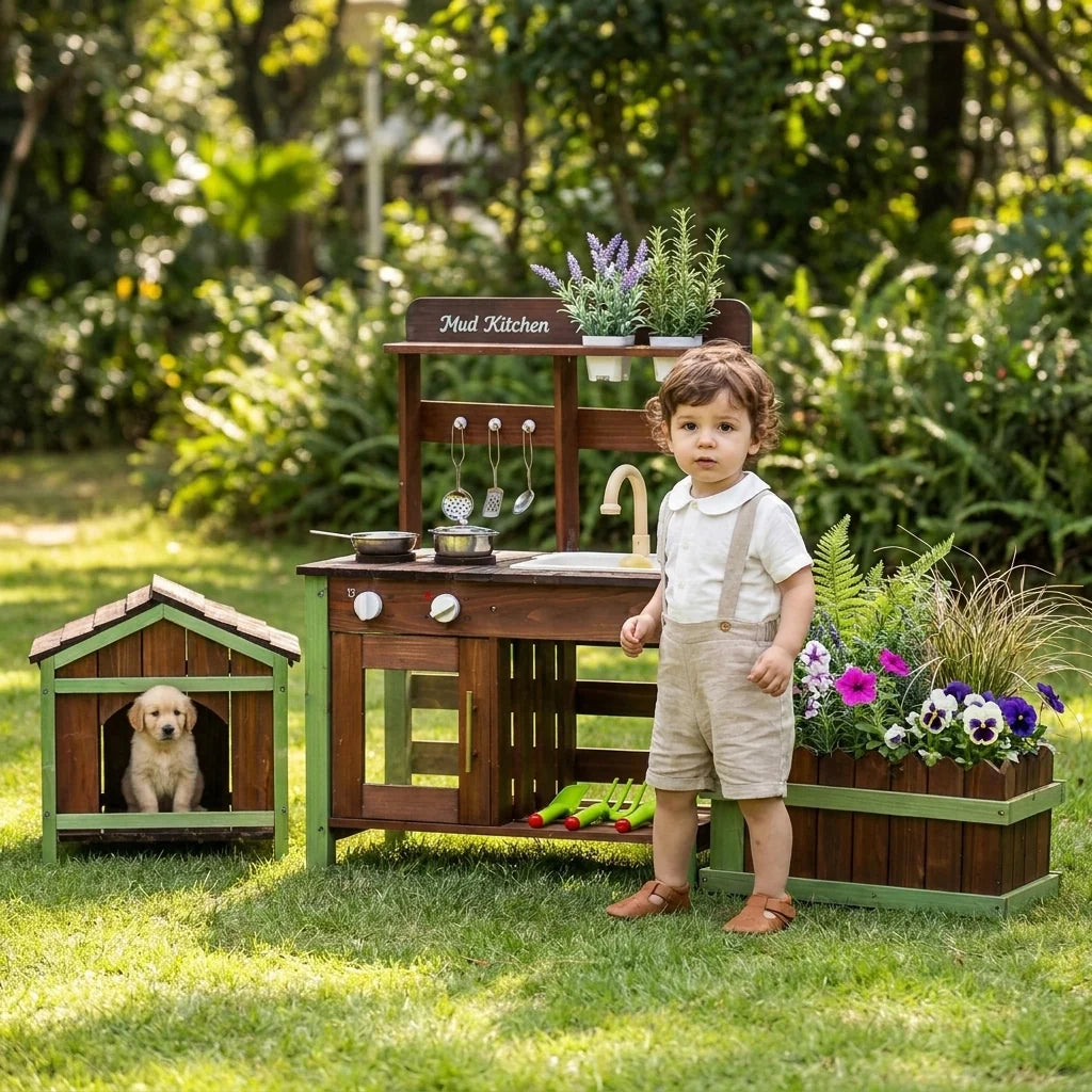 Outdoor Pet House Kitchen