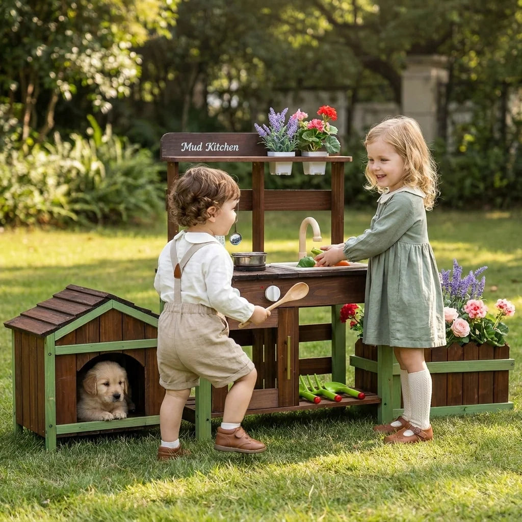 Outdoor Pet House Kitchen