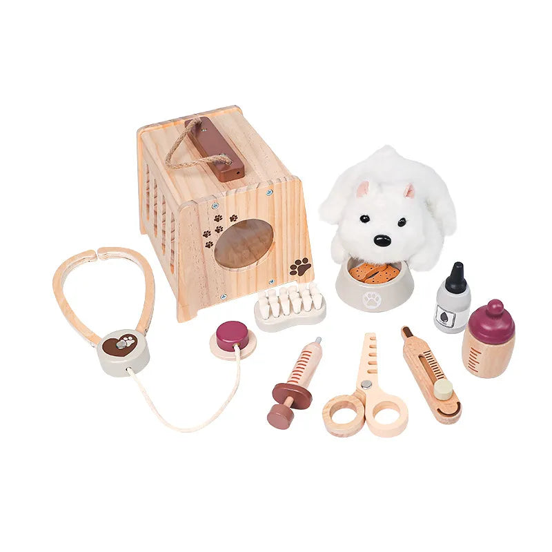 Wooden Pet Vet Set