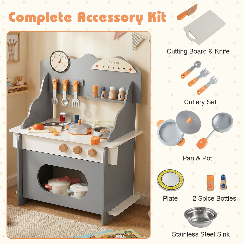 Wooden Play Kitchen