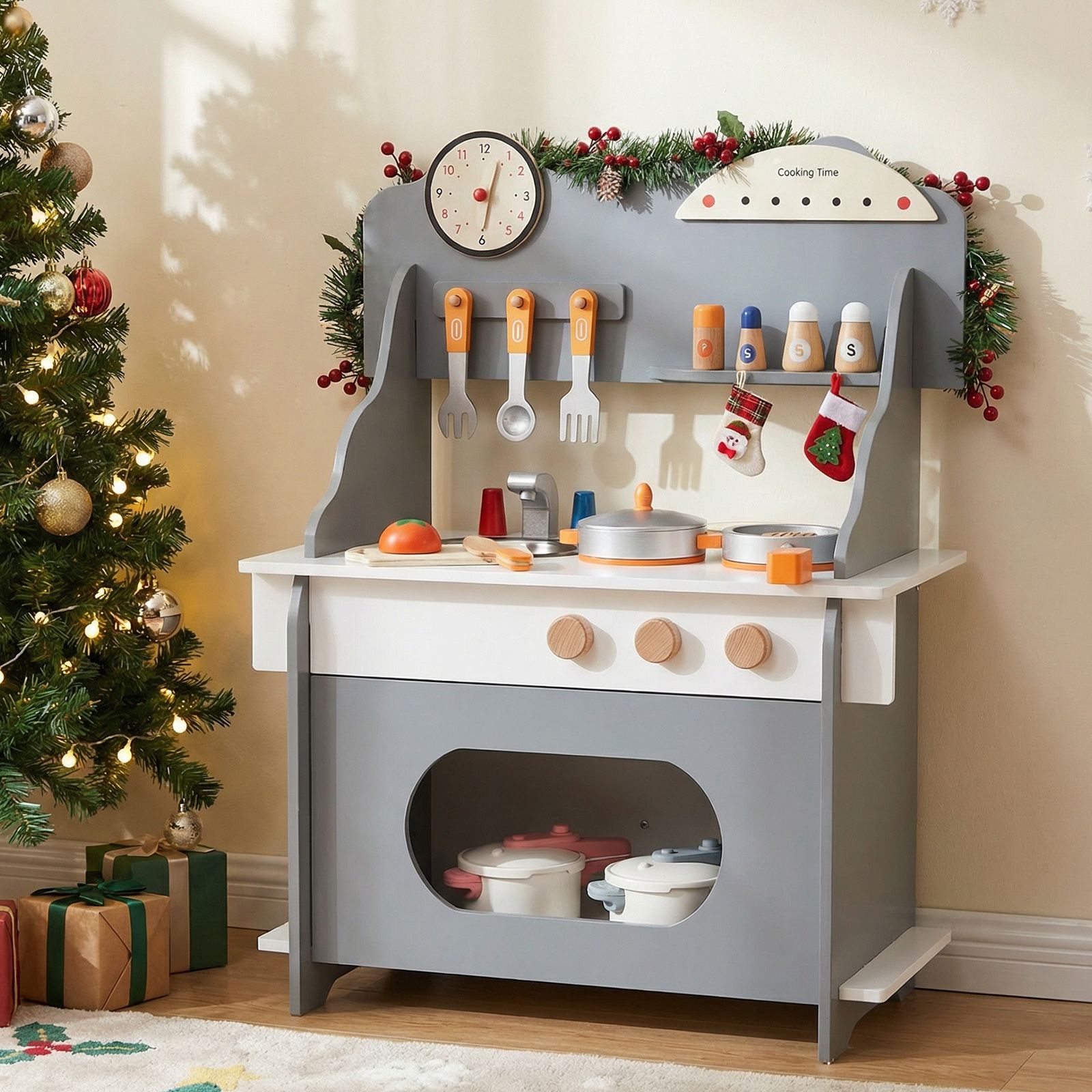 Wooden Play Kitchen