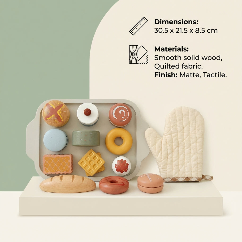 Wooden Play Food Set