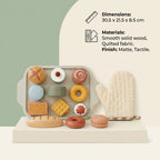Wooden Play Food Set
