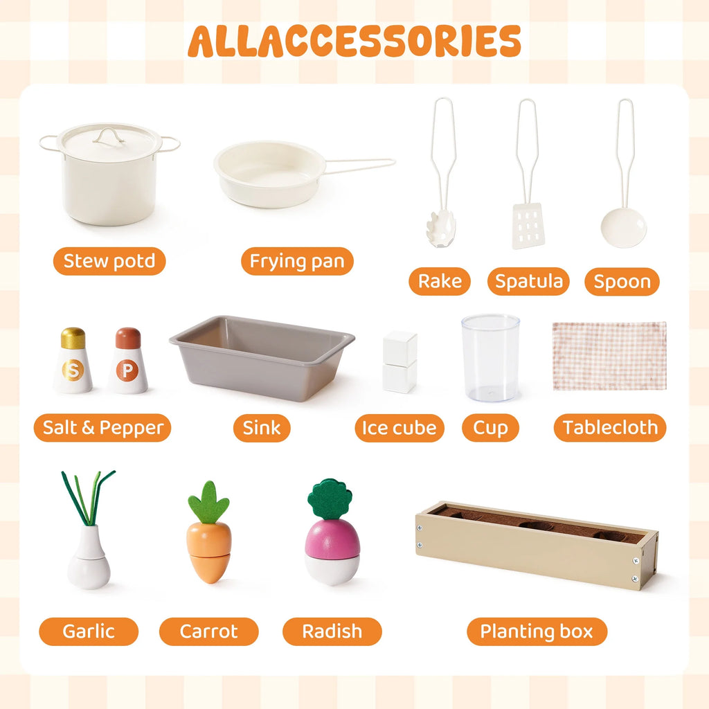 Wooden Play Kitchen