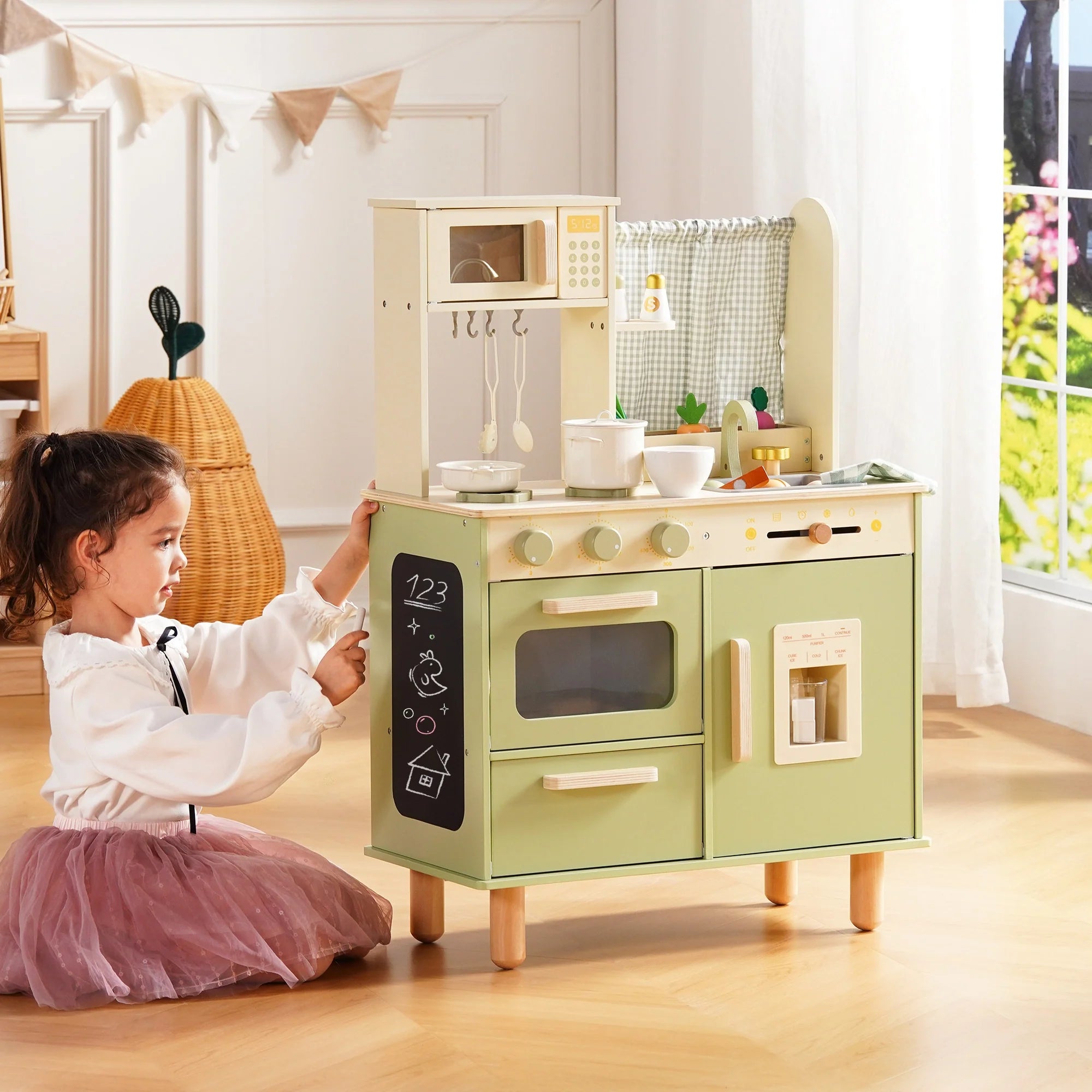 Wooden Play Kitchen