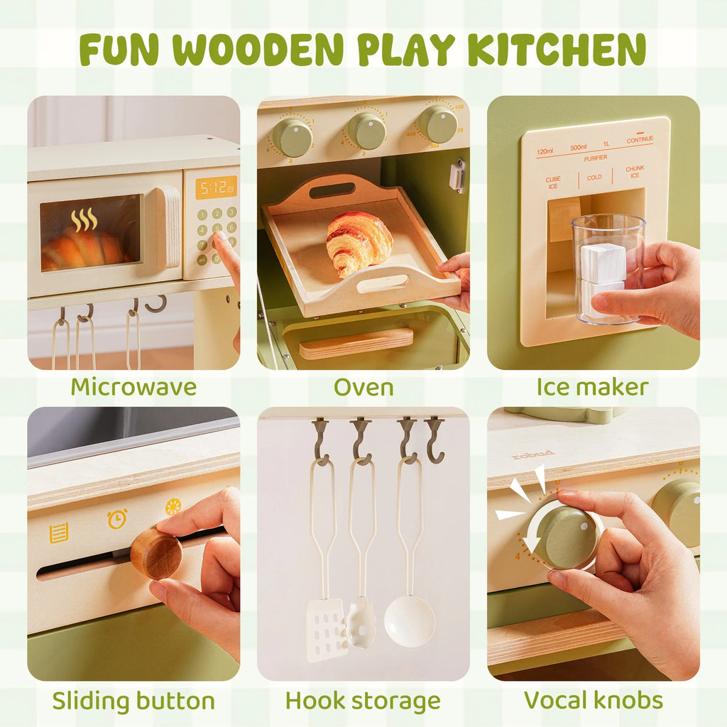 Wooden Play Kitchen