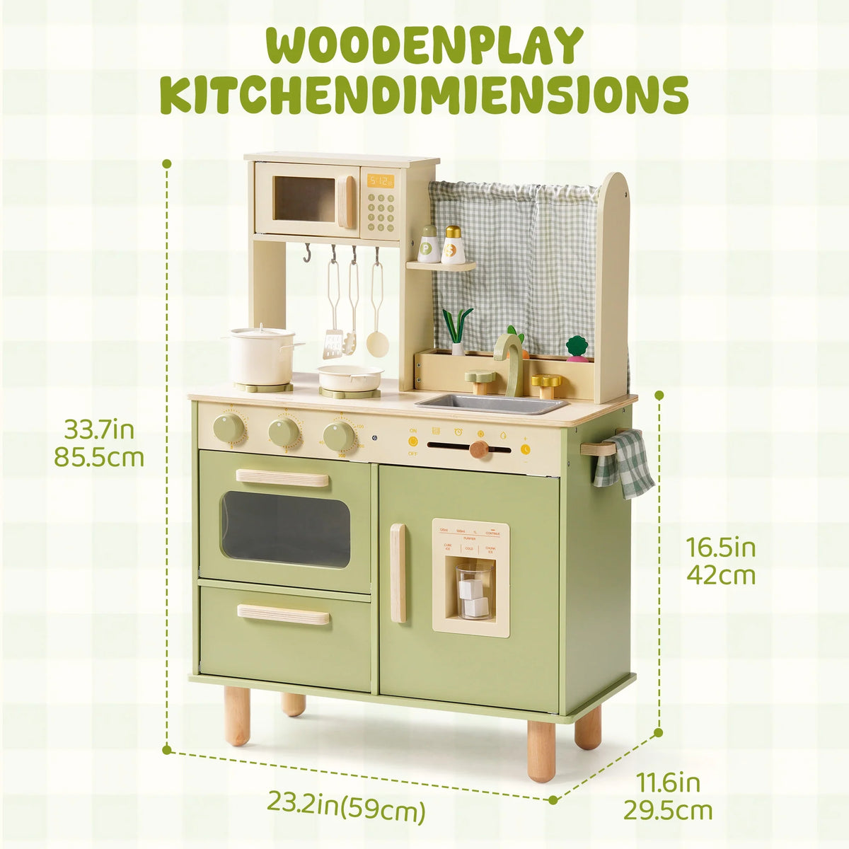 Wooden Play Kitchen