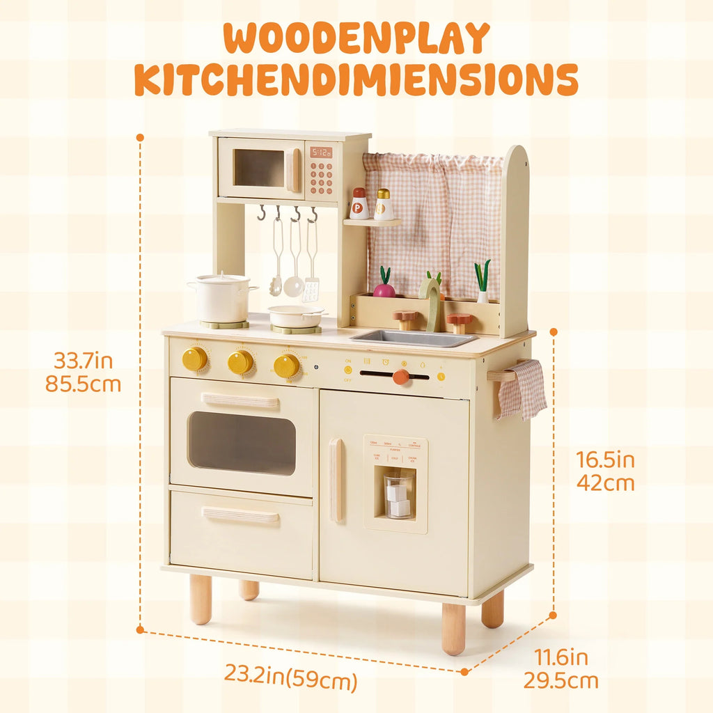 Wooden Play Kitchen