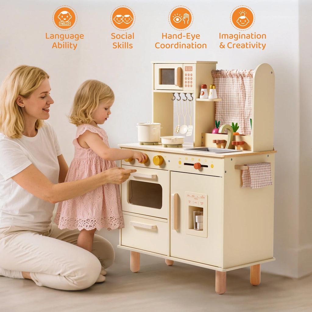 Wooden Play Kitchen