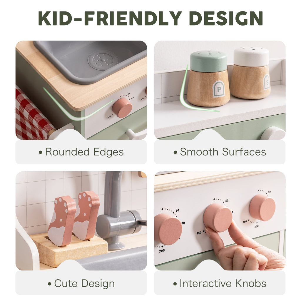 Wooden Play Kitchen
