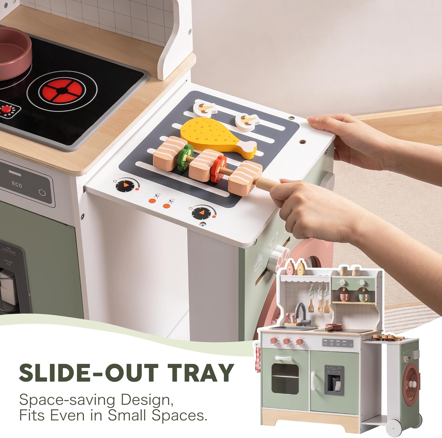 Wooden Play Kitchen
