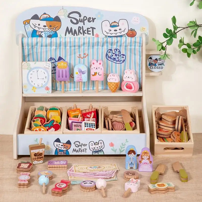 Wooden Grocery Store