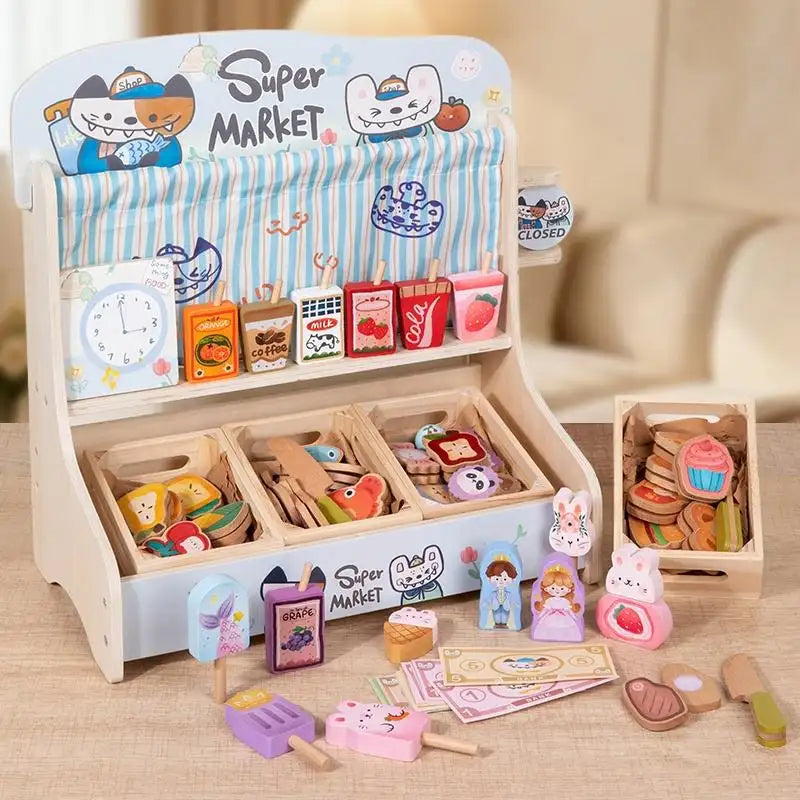 Wooden Grocery Store