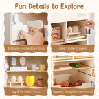 Wooden Toy Fridge