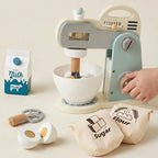 Wooden Toy Mixer